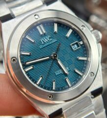 IWC Ingenieur Replica Watches Blue Dial Automatic Movement V7 Factory 40mm