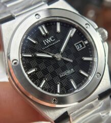 IWC Ingenieur Super Clone Watches Black Dial Stainless Steel V7 Factory 40mm