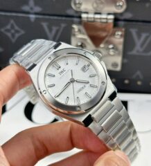IWC Ingenieur Super Clone Watches White Dial Stainless Steel V7 Factory 40mm
