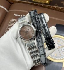 Omega De Ville Prestige Knock Off Watches Brown Mother Of Pearl Dial Automatic Movement 34mm
