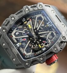 Richard Mille RM 35-03 Rafael Nadal Knock Off Watches Case Carbon TPT Black 43.2x50mm