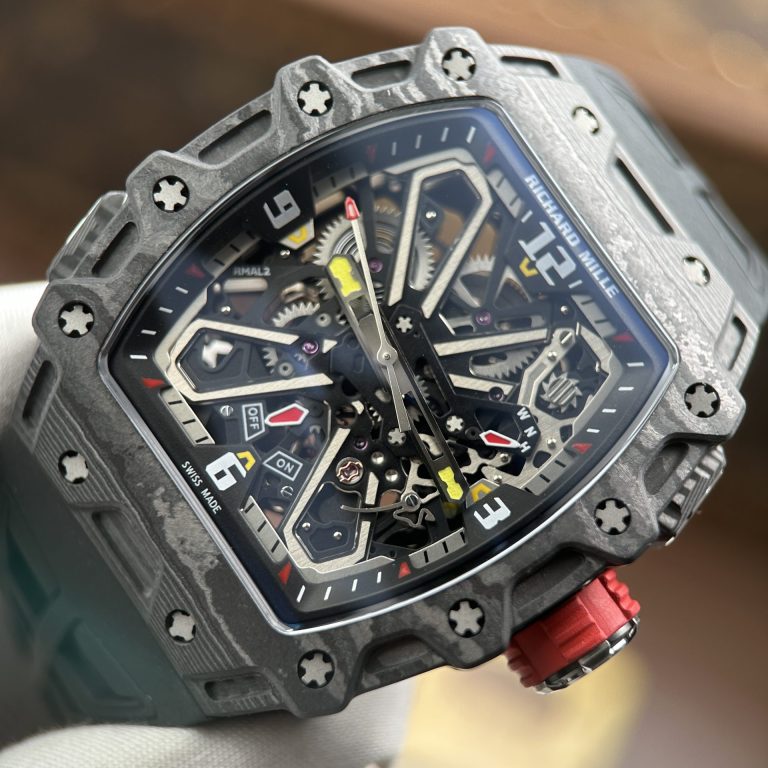 Richard Mille RM 35-03 Rafael Nadal Knock Off Watches Case Carbon TPT Black 43.2x50mm