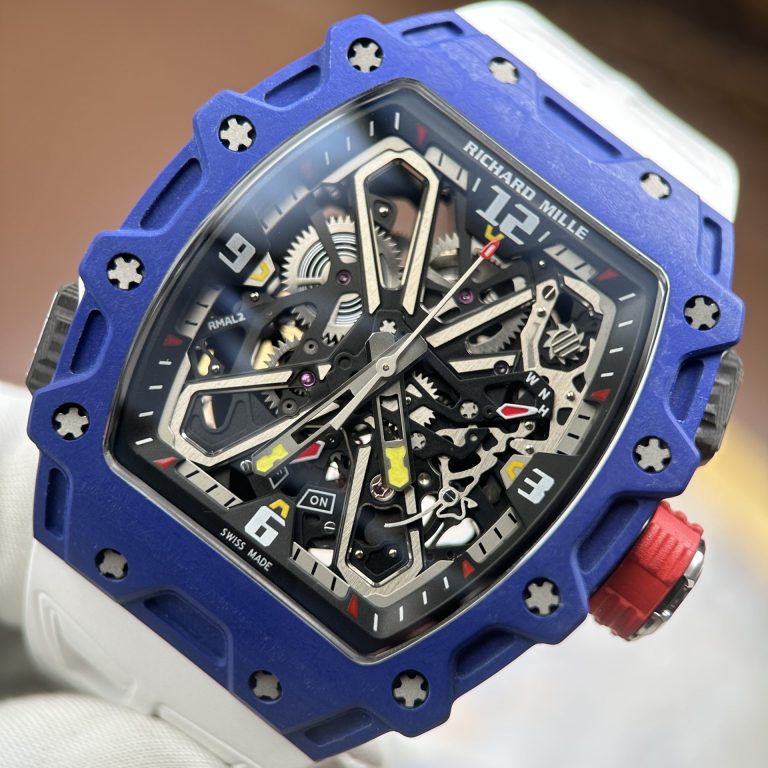 Richard Mille RM35-03 Rafael Nadal Blue Quartz TPT Luxury Imitation Watches 43.2x50mm