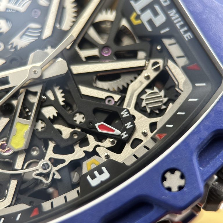 Richard Mille RM35-03 Rafael Nadal Blue Quartz TPT Luxury Imitation Watches 43.2x50mm