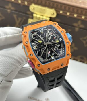 Richard Mille Replica Watches RM35-03 Rafael Nadal Salmon Case Quartz TPT 43.2x50mm