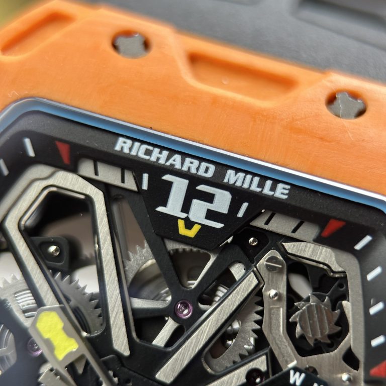 Richard Mille Replica Watches RM35-03 Rafael Nadal Salmon Case Quartz TPT 43.2x50mm