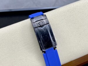 Rolex Daytona By Blaken Fake Watches Skeleton Dial Rubber Strap Blue 40mm