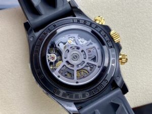 Rolex Daytona By Blaken Replica Watches Skeleton Dial Rubber Strap 40mm