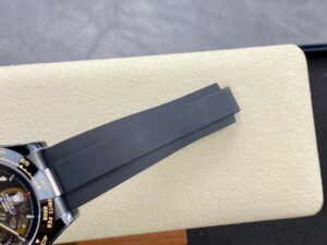 Rolex Daytona By Blaken Replica Watches Skeleton Dial Rubber Strap 40mm