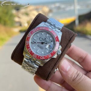 Rolex GMT-Master II Imitation Watches Meteorite Dial Bezel Red 40mm