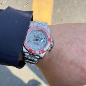 Rolex GMT-Master II Imitation Watches Meteorite Dial Bezel Red 40mm