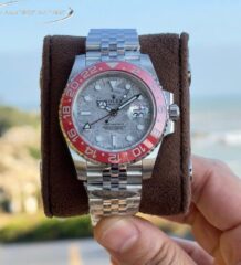 Rolex GMT-Master II Imitation Watches Meteorite Dial Bezel Red 40mm