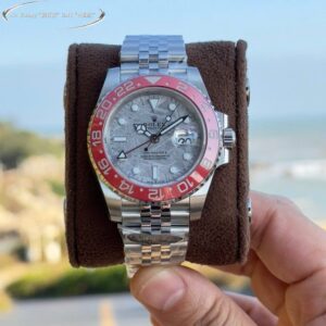 Rolex GMT-Master II Imitation Watches Meteorite Dial Bezel Red 40mm