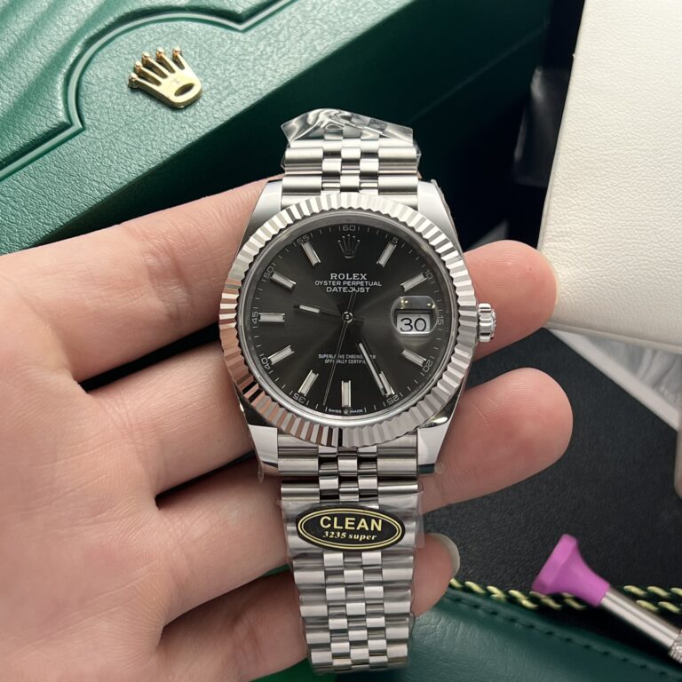 Rolex Replica Watch Datejust 126334 Gray Dial Clean Factory 41mm - Image 4
