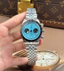 Tudor Black Bay Chronograph Best Copies Watches Tiffany Dial Metal Wire ZF Factory 41mm