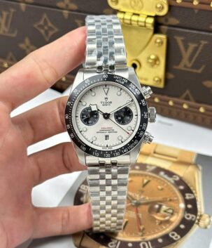 Tudor Black Bay Chronograph Imitation Watches White Dial TW Factory 41mm