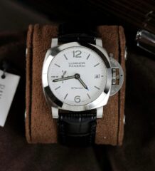panerai-luminor-bitempo-pam01367-fake-watches-white-dial-leather-strap