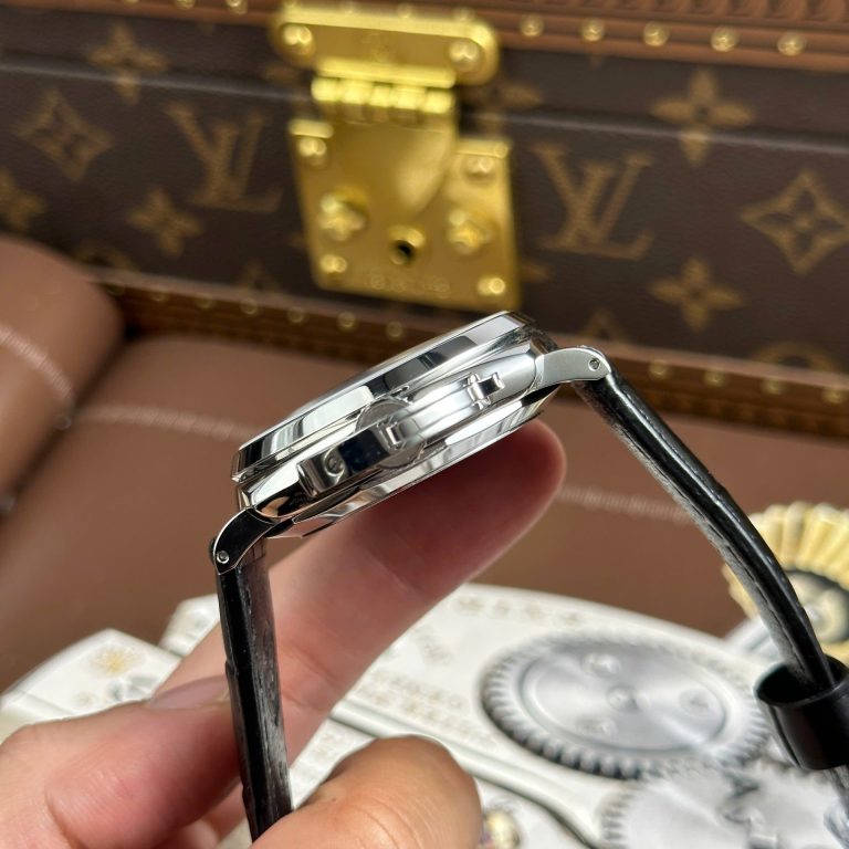 Panerai Luminor Due PAM1250 Knock Off Watches Gray Dial Leather Strap VS Factory 42mm