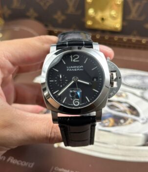 Panerai Luminor Quaranta PAM1365 Imitation Watches Black Dial Leather Strap VS Factory 40mm