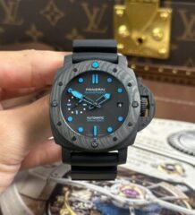 Panerai Submersible Carbotech PAM01616 Good Imitation Watches Black Dial Rubber Strap VS Factory 47mm