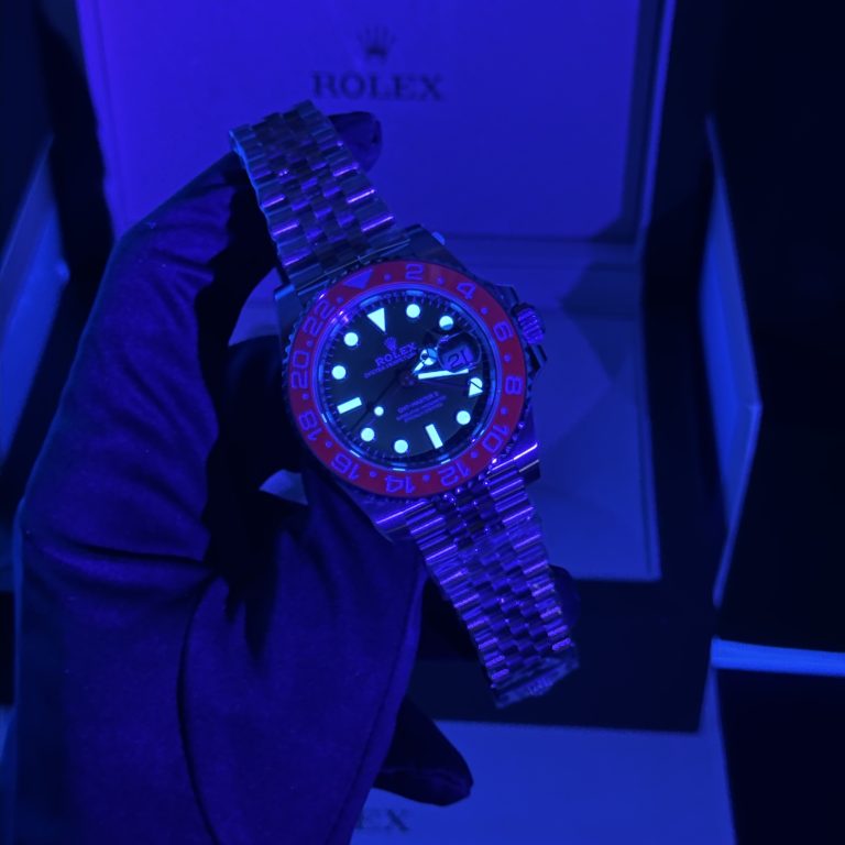 Rolex GMT-Master II Pepsi Replica Watches Black Dial Jubilee Strap VS Factory 40mm - Image 3