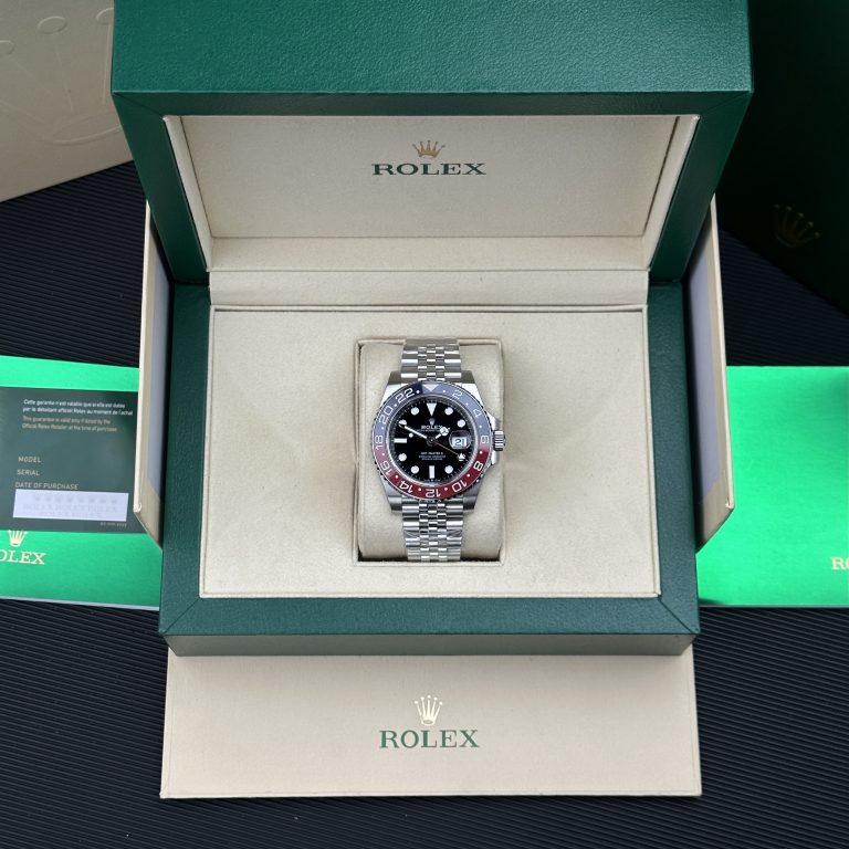 Rolex GMT-Master II Pepsi Replica Watches Black Dial Jubilee Strap VS Factory 40mm - Image 4