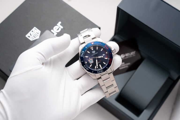 Tag Heuer Fake Watch Aquaracer Henrik Lundqvist Blue Dial 43mm