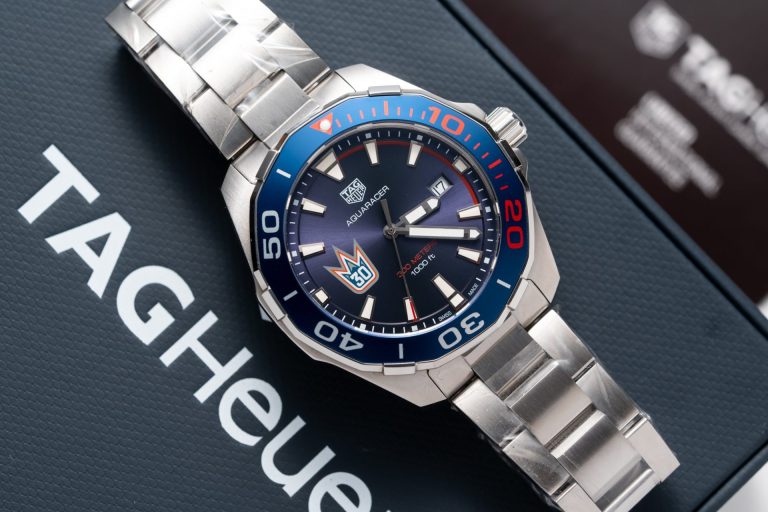 Tag Heuer Fake Watch Aquaracer Henrik Lundqvist Blue Dial 43mm