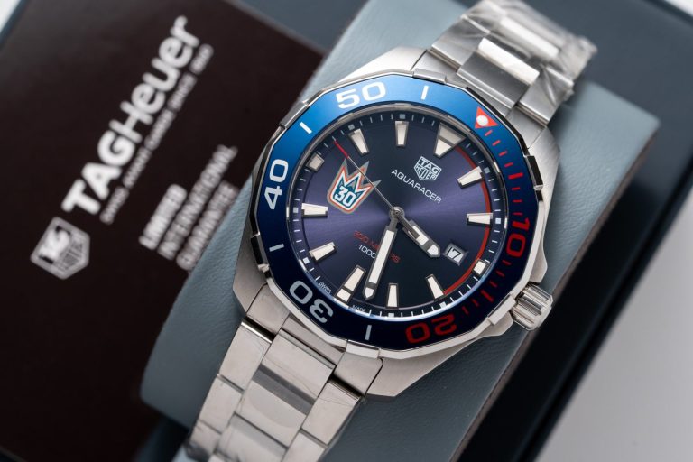 Tag Heuer Fake Watch Aquaracer Henrik Lundqvist Blue Dial 43mm