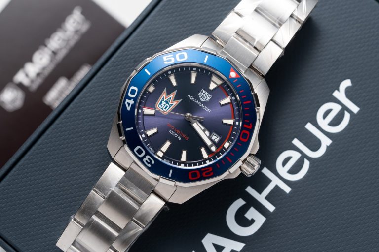 Tag Heuer Fake Watch Aquaracer Henrik Lundqvist Blue Dial 43mm