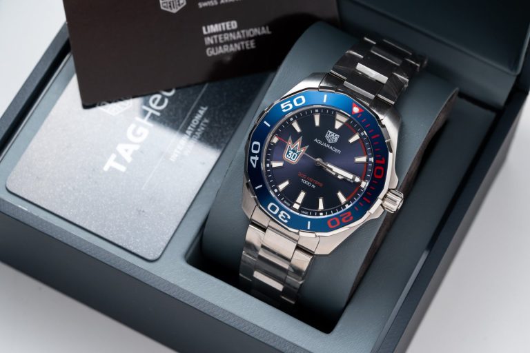 Tag Heuer Fake Watch Aquaracer Henrik Lundqvist Blue Dial 43mm