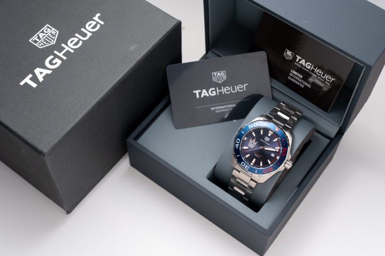 Tag Heuer Fake Watch Aquaracer Henrik Lundqvist Blue Dial 43mm