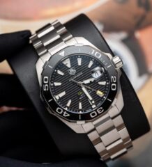 Tag Heuer Replica Watch Aquarace Black Dial Motif Raye 43mm