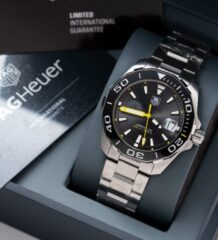 Tag Heuer Replica Watch Aquarace Ceramic Rim Metal Wire 43mm