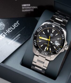Tag Heuer Replica Watch Aquarace Ceramic Rim Metal Wire 43mm