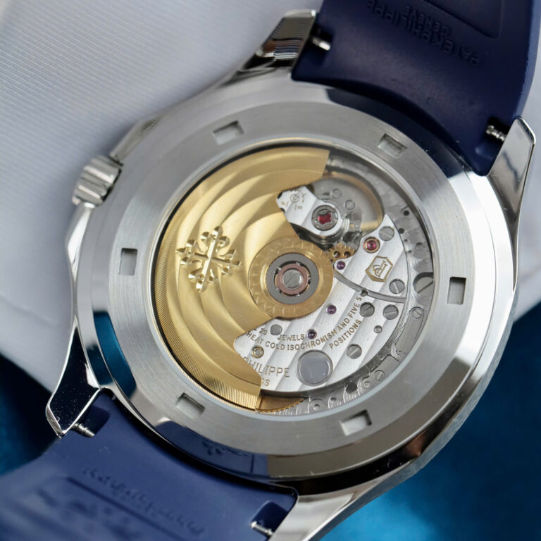 Patek Philippe Aquanaut 5167 Fake Watch Blue Dial Rubber Strap PPF Factory 40mm - Image 7