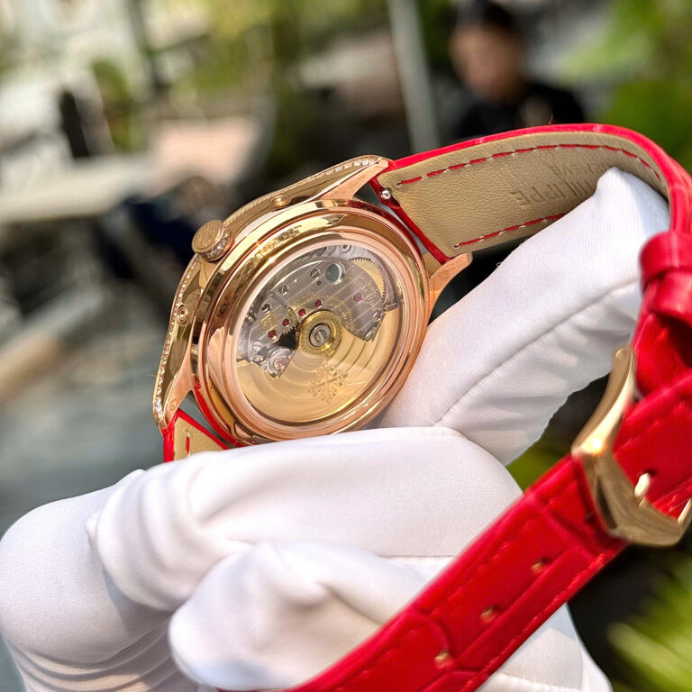 Patek Philippe Imitation Watches Complications 4947G Red Leather Strap 38mm - Image 7