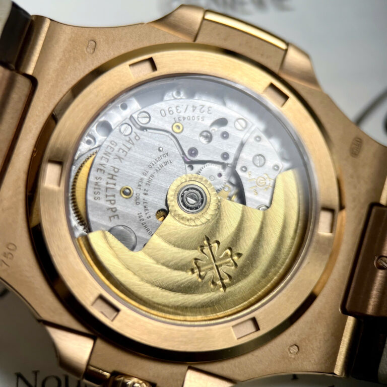 Patek Philippe Nautilus 5711 Replica Watch Gray Dial Leather Strap 3K Factory 40mm - Image 8